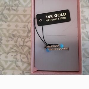 Solid 14k&genuine Opal ring  with Intricate Detailing.Size Ajastable